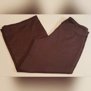Athleta Wide Crop Pant Brown Small